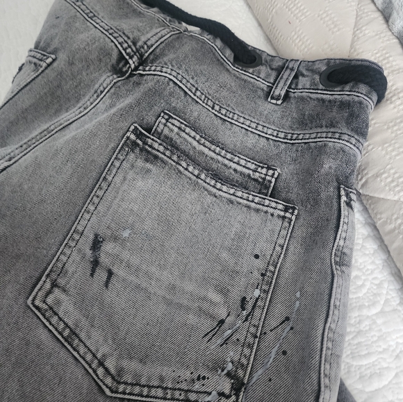 We The Free Black and Gray Relaxed Men's Jeans - Picture 3 of 3